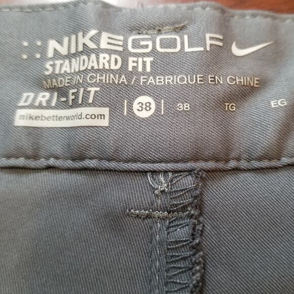 Nike Golf Standard Fit Men's Dri-Fit Gray Shorts 5 Pockets Size 38 - Picture 6 of 8
